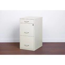 Space Solutions 3 Drawer Letter Width Vertical File Cabinet With Pencil Drawer Pearl White -Living Spaces Store GUEST d64efb5d 7c79 42c0 a6d6 b74e02e136a7