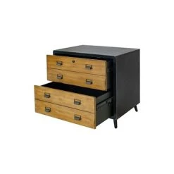 Payton Mid-Century Wood Lateral File Storage File Drawer Black - Martin Furniture -Living Spaces Store GUEST d92afdcb 43e4 4e1b b7a5 d07df559822f