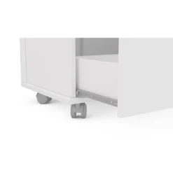 Damasco 2 Drawer File Cabinet White - Polifurniture