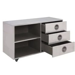40" Brancaster File Cabinet Aluminum - Acme Furniture -Living Spaces Store GUEST de113e7b de1d 406b a9a8 17d1f6dd8b93
