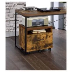 1 Drawer File Cabinet Oak - Acme Furniture