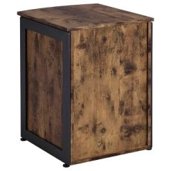 Estrella 3 Drawer File Cabinet Antique Nutmeg - Coaster -Living Spaces Store GUEST e2cea4b4 ffe6 43db abc5 1564e108ecb6