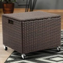 BIRDROCK HOME Rolling File Box - Storage Cabinet With Wheels - File Organizers Boxes - Home Office (Espresso) -Living Spaces Store GUEST ea2276d6 28f0 41cf 98a9 bd95dda1e752