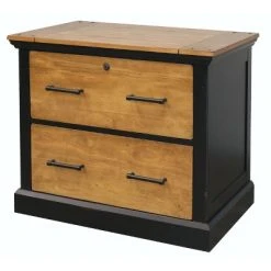 Toulouse File Cabinet Honey/Black - Martin Furniture -Living Spaces Store GUEST ee372512 3a4a 46db a996 5335f1cddb9f