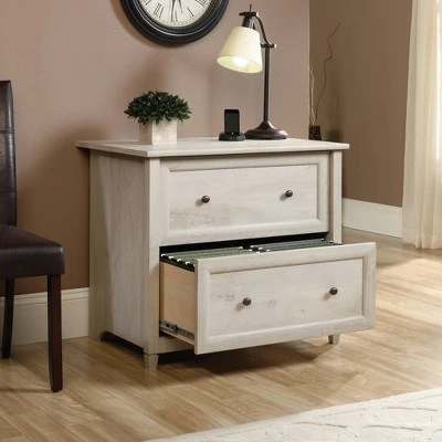 Edge Water Lateral File Cabinet - Chalked Chestnut - Sauder 5 Edge Water Lateral File Cabinet - Chalked Chestnut - Sauder - Image 3