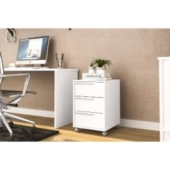 Maia 3 Drawer File Cabinet White - Polifurniture -Living Spaces Store GUEST f7e78bff f5c5 4b17 b58c 278a7280bd05