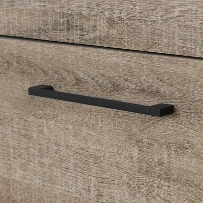 Munich 2 - Drawer Mobile File Cabinet - Weathered Oak - South Shore 8 Munich 2 - Drawer Mobile File Cabinet - Weathered Oak - South Shore - Image 6